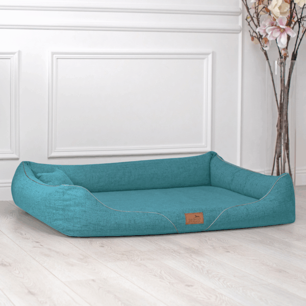 sale | william couture orthopädisches hundebett | petrol | 130x100cm