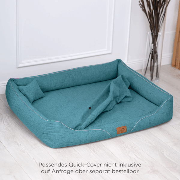 sale | william couture orthopädisches hundebett | petrol | 130x100cm