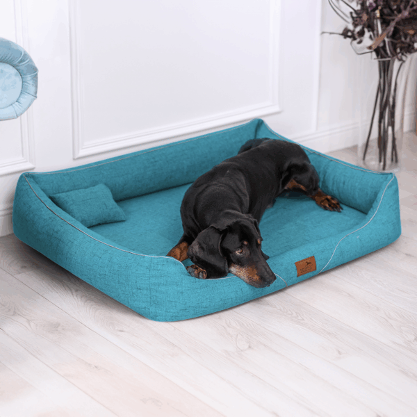 sale | william couture orthopädisches hundebett | petrol | 130x100cm