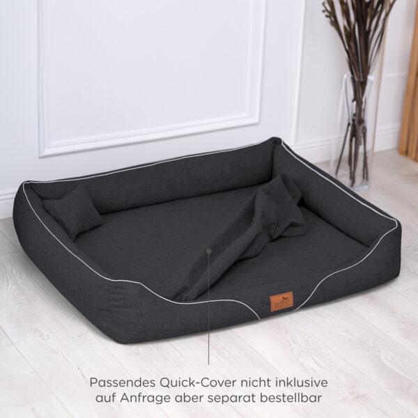 sale | william couture orthopädisches hundebett | anthrazit | 110x85cm