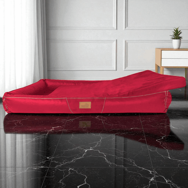 sale | gilbert vip orthopädisches hundebett | dunkelrot | 85x65cm