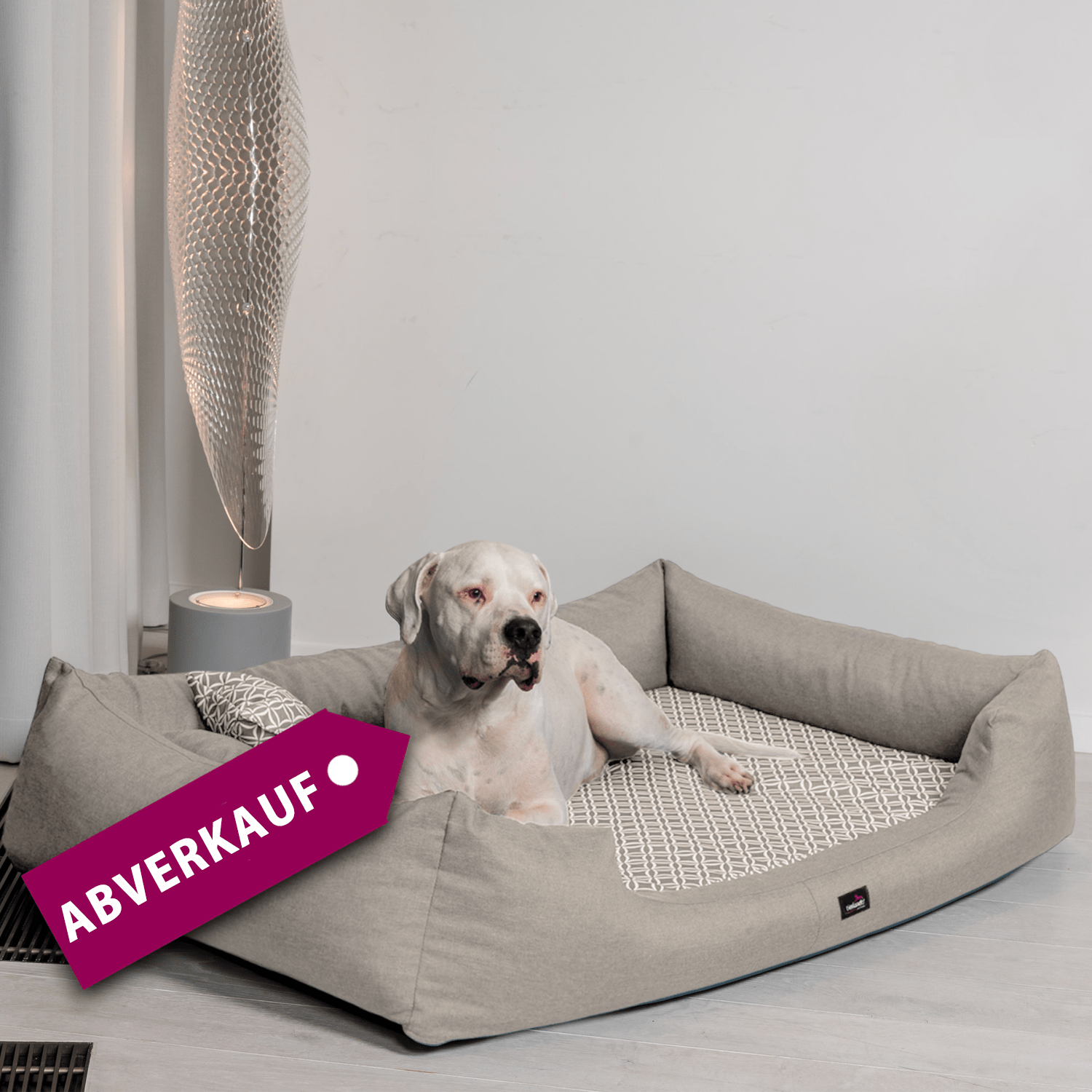 sale | ellen orthopädisches hundebett | creme | 90x75cm