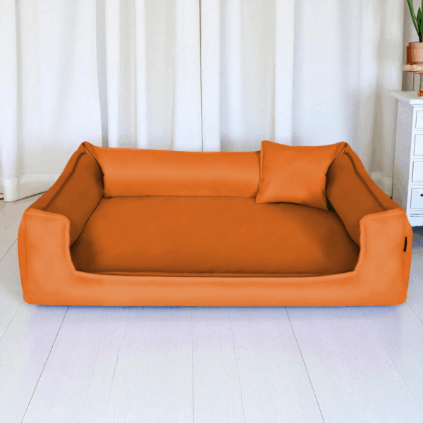 sale | goofy orthopädisches hundebett | orange | 130x100cm
