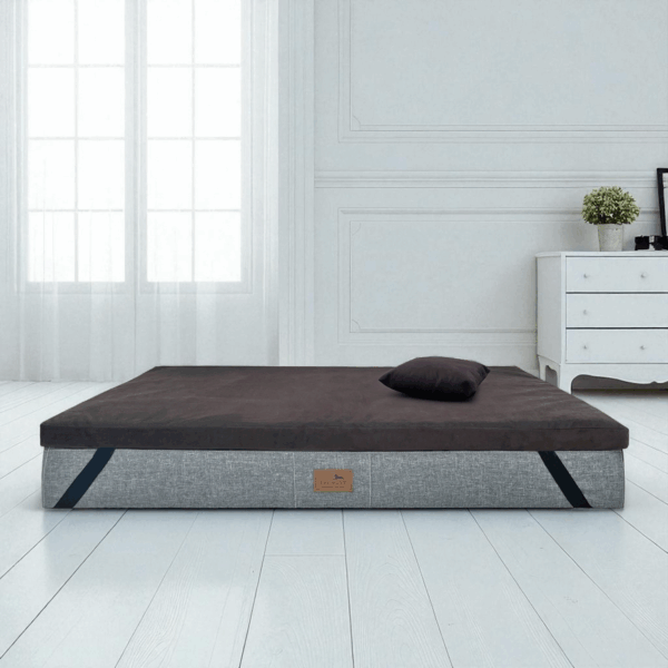 ortho topper high tech velours | orthopädische hundematratzenauflage waschbar