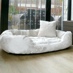 sale | hundebett philip soft velours | creme | 170x110cm