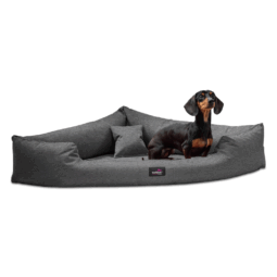 trv l99 dunkelgrau meliert trivia tierlando hundebett orthopaedisch eckbett dreieck pflegeleicht xxl xxxl 1.png