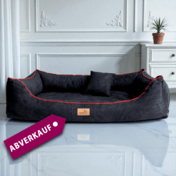 sale | maddox soft red line 2 orthopädisches hundebett hundesofa | schwarz | 120x85cm