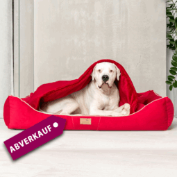 sale | rudolph orthopädisches hundebett, inkl. schonbezug | dunkelrot | 160x110cm