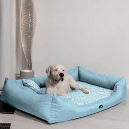 ellen orthopädisches hundebett | mint | 110x90cm
