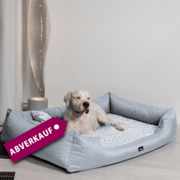 sale | ellen orthopädisches hundebett | hellgrau | 110x90cm