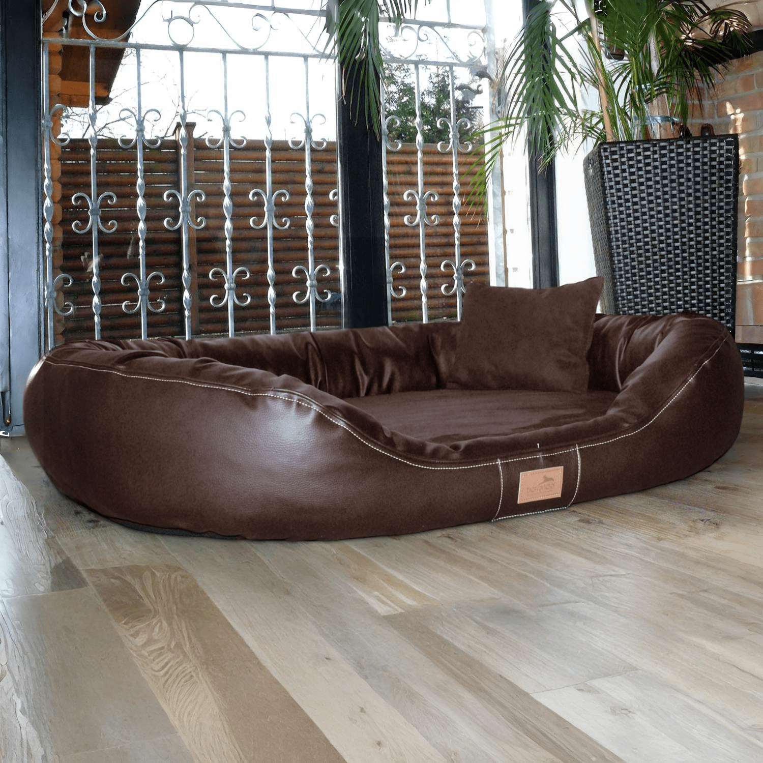 sale | lennart vip visco plus orthopädisches hundebett | braun | 85x65cm