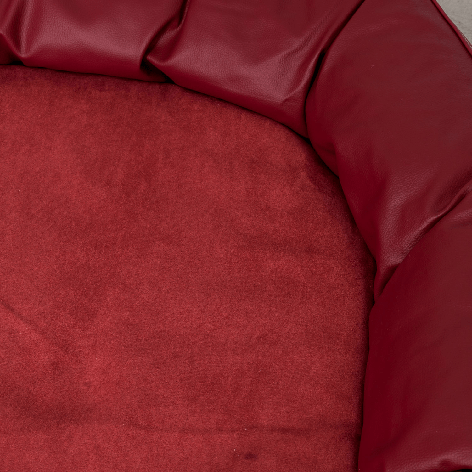 sale | lennart vip visco plus orthopädisches hundebett | dunkelrot | 85x65cm