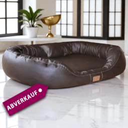 sale | orthopädisches hundesofa lennart easy clean visco plus | braun | 85x65cm