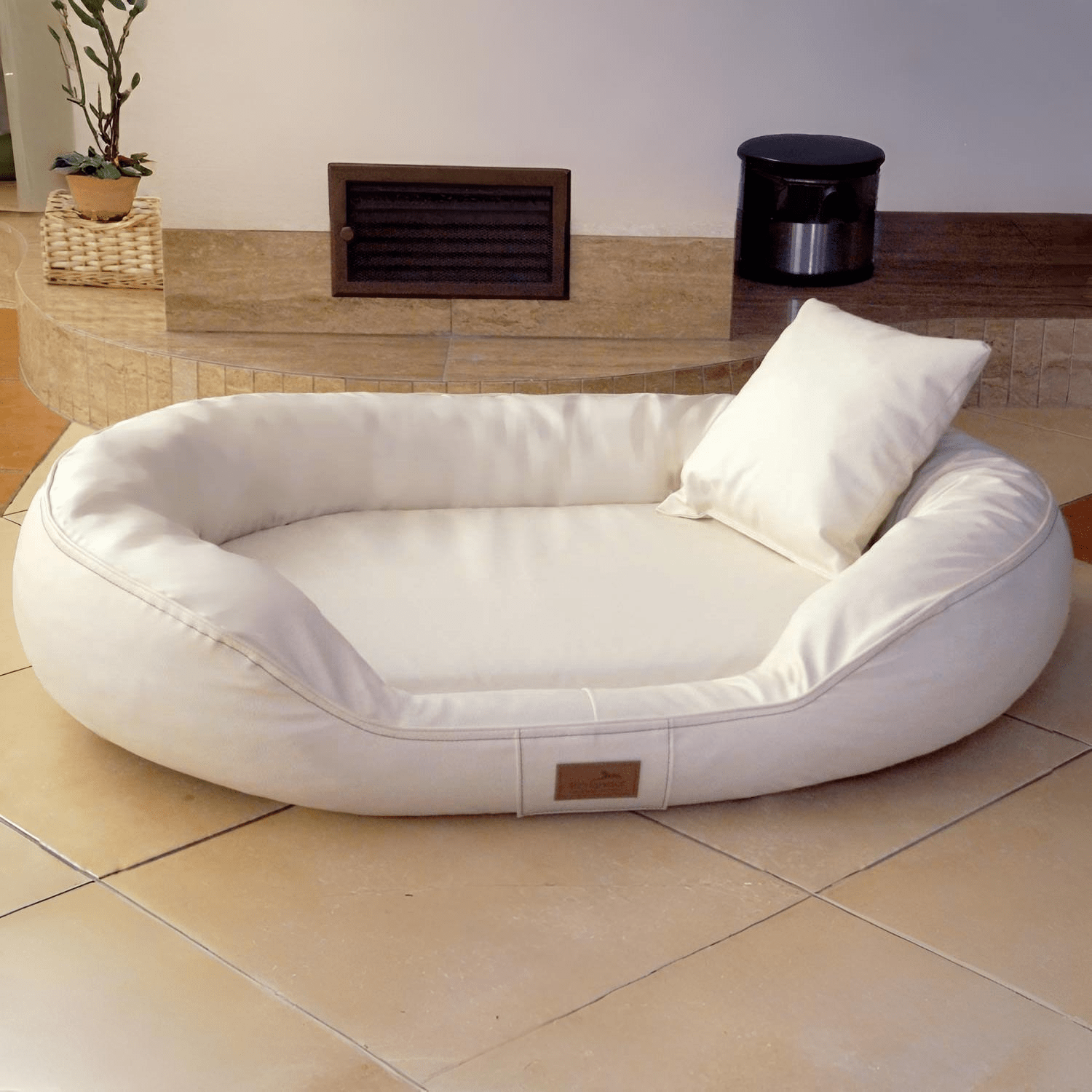 sale | orthopädisches hundesofa lennart easy clean visco plus | dunkelrot | 85x65cm (kopie)