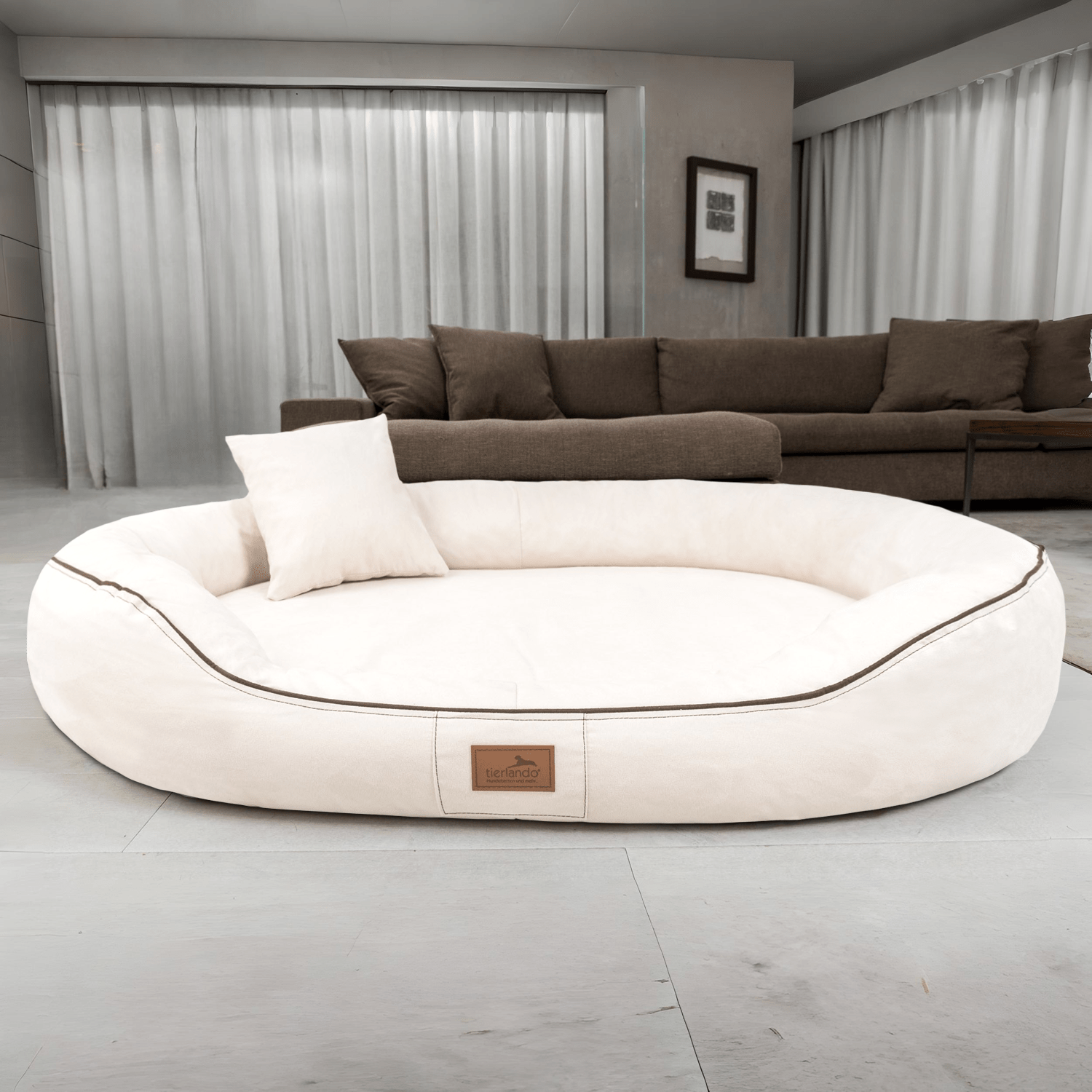 sale | orthopädisches hundebett marlon visco plus | dunkelrot | 85x65cm (kopie)