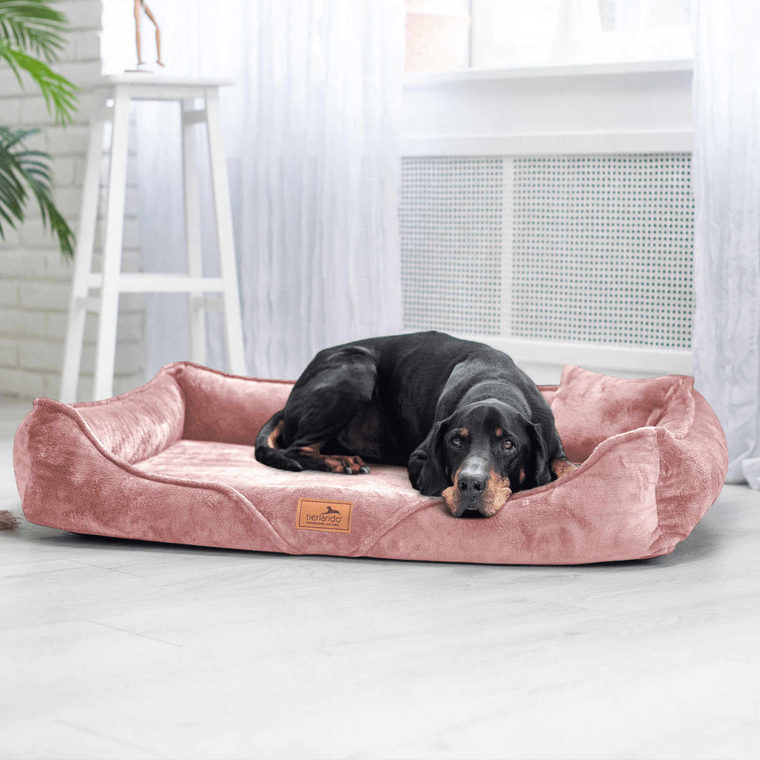 sale | tyson orthopädisches hundebett | altrosa | 130x100cm
