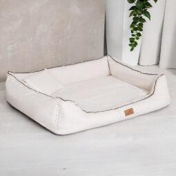 sale | maddox soft orthopädisches hundebett hundesofa | creme | 120x85cm